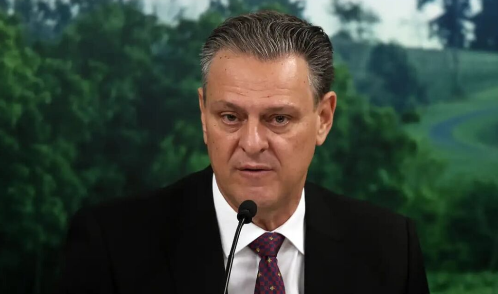 O ministro da Agricultura e Pecuária, Carlos Fávaro