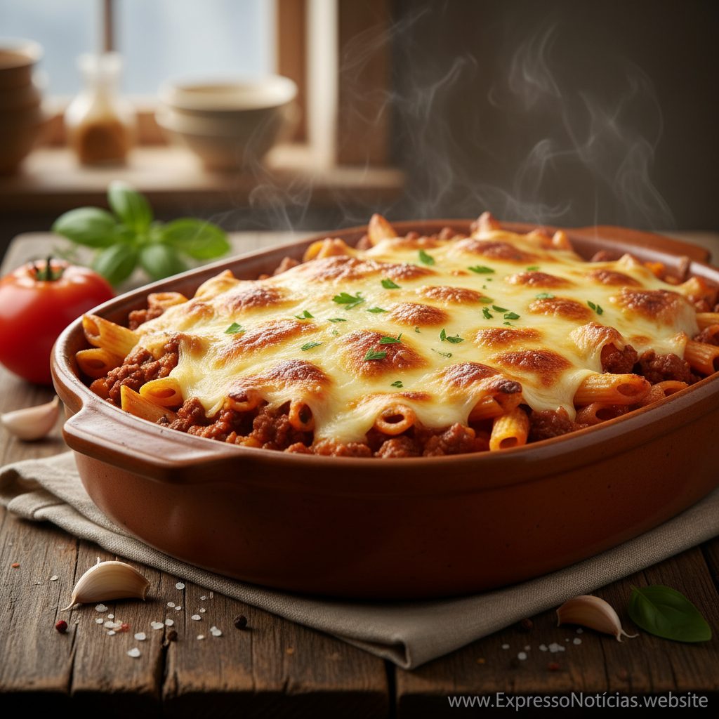 Macarrão de Forno Gratinado