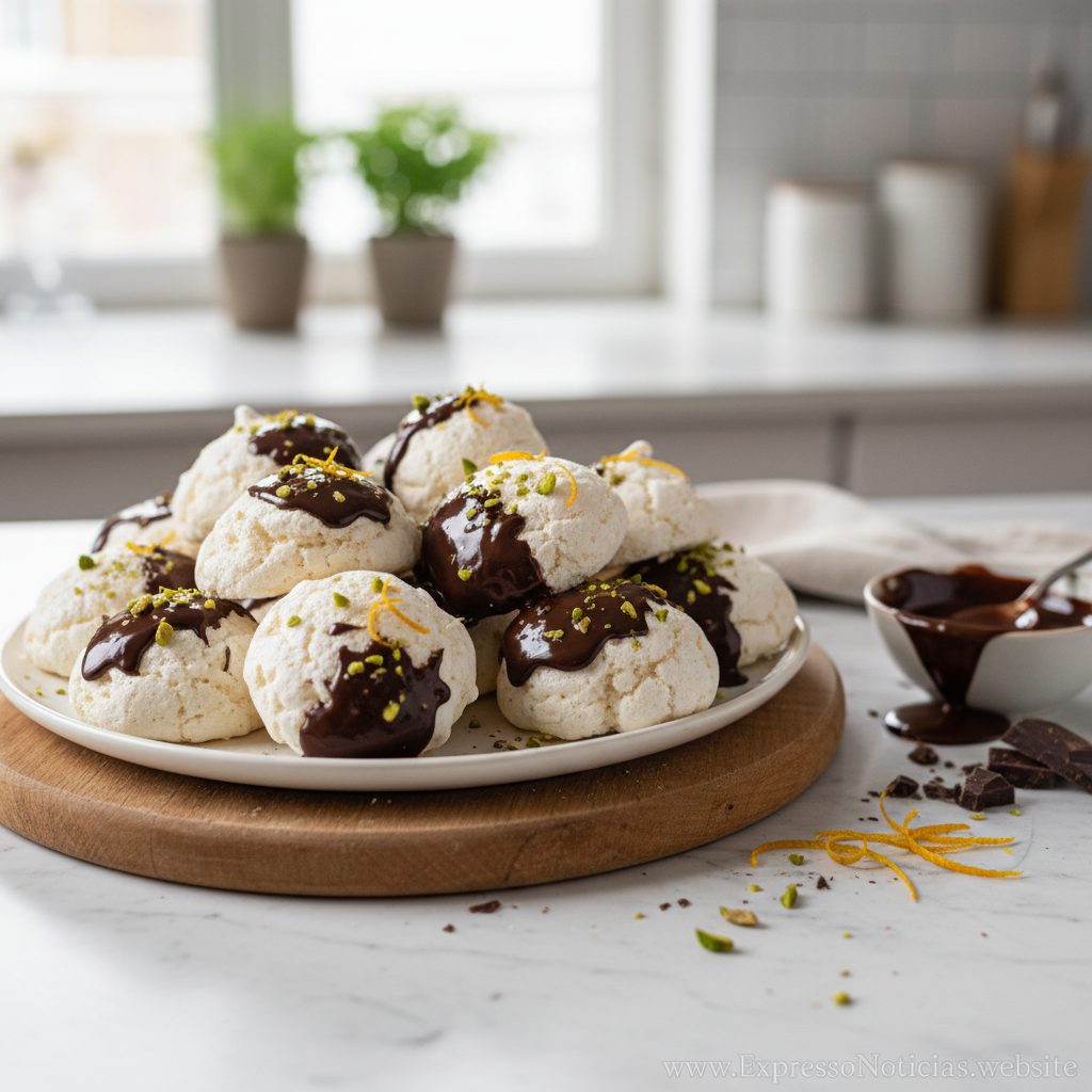 Suspiro Crocante com Chocolate