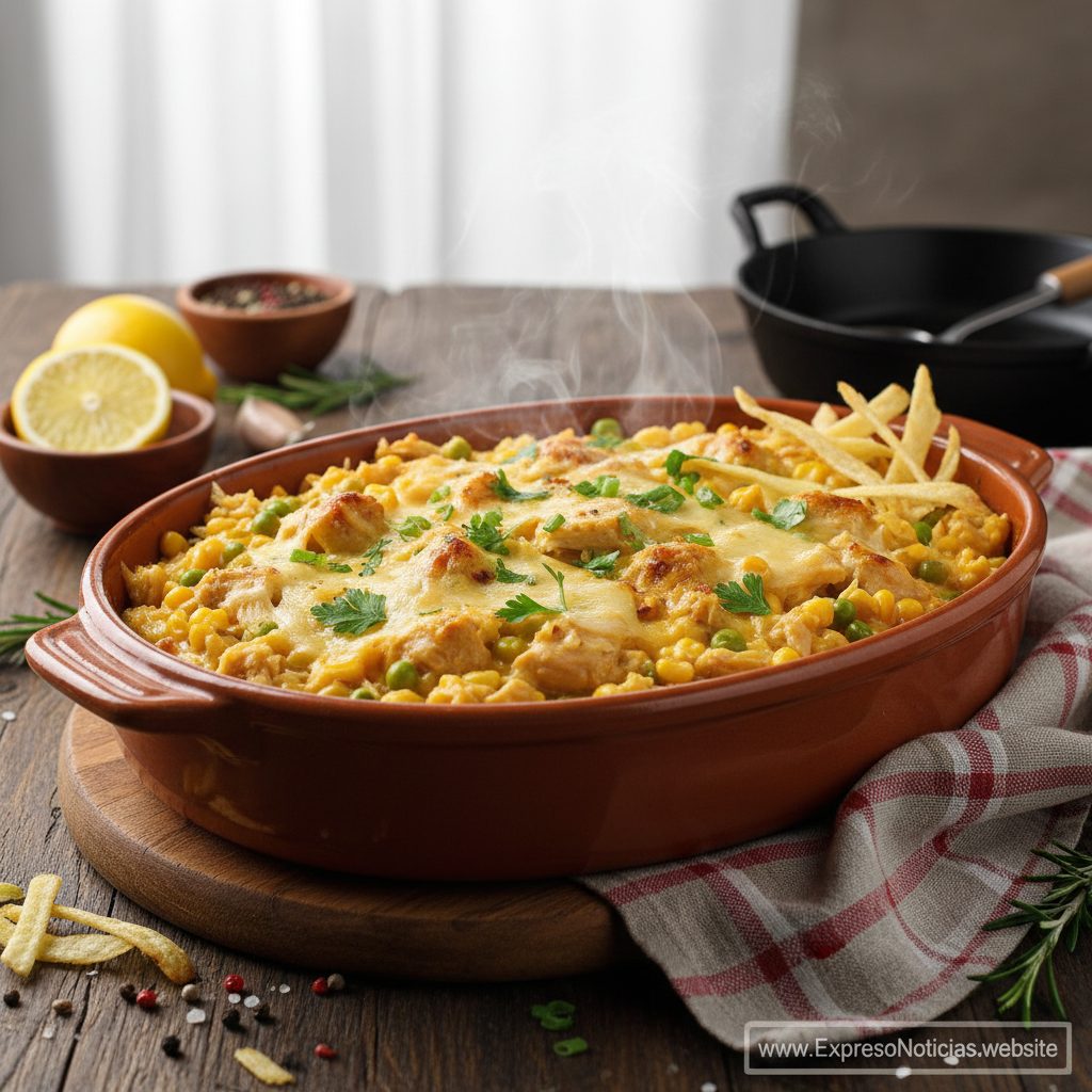 Arroz com Frango Cremoso e Saboroso