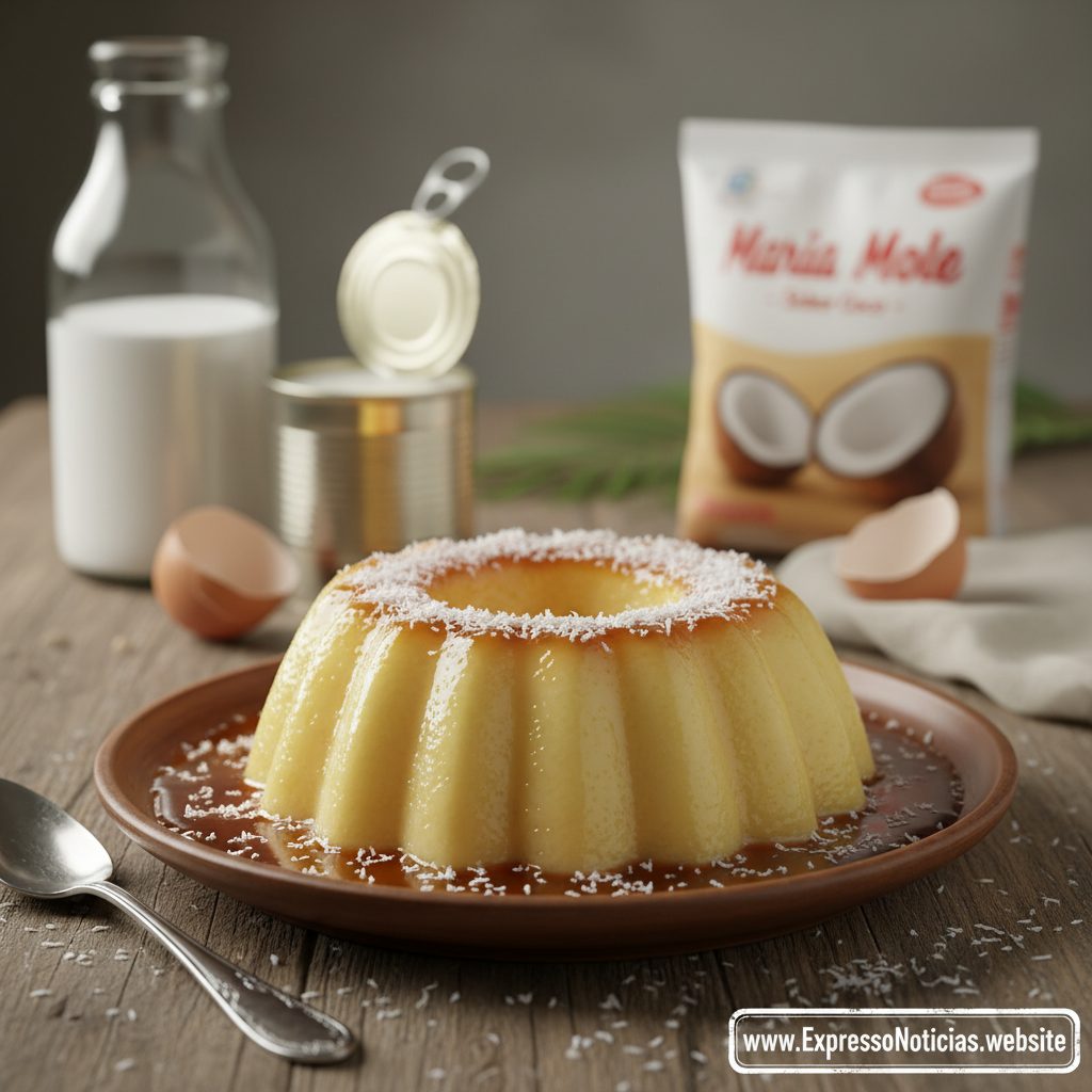 Pudim de Maria Mole da Dinda Cremoso