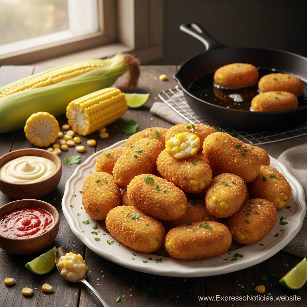 Croquetes de Milho Crocantes