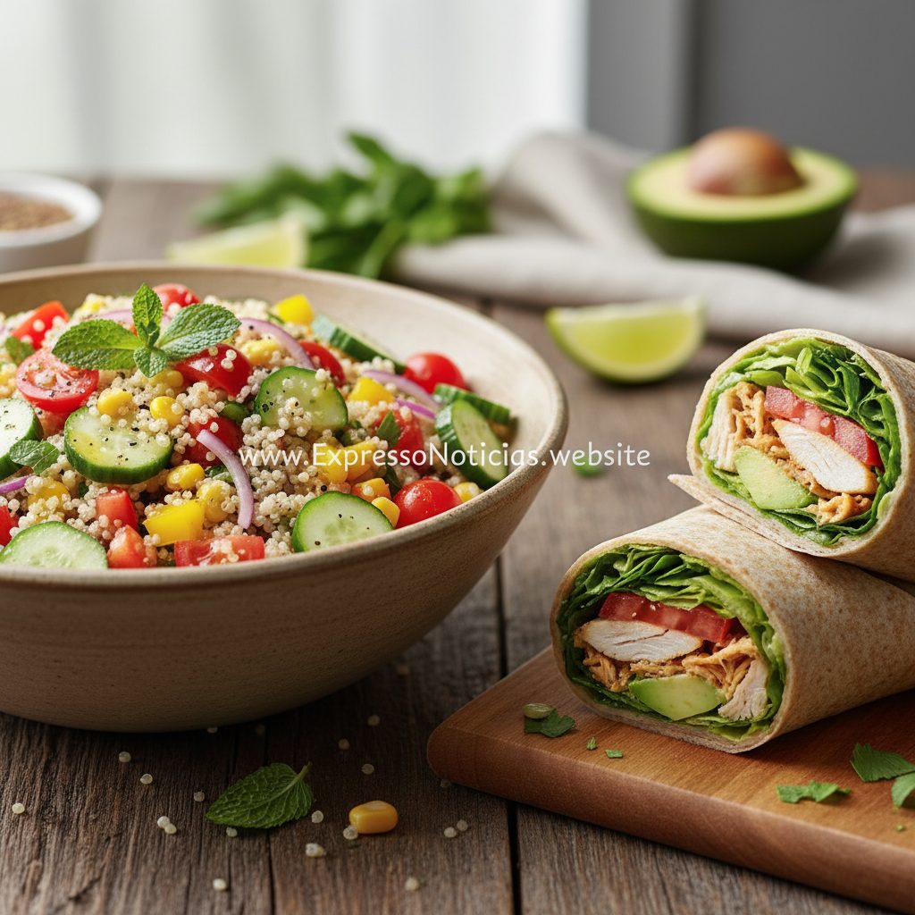 Receitas Frescas e Vibrantes para Almoços Leves