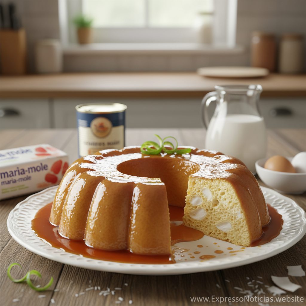 Pudim de Maria-Mole Cremoso