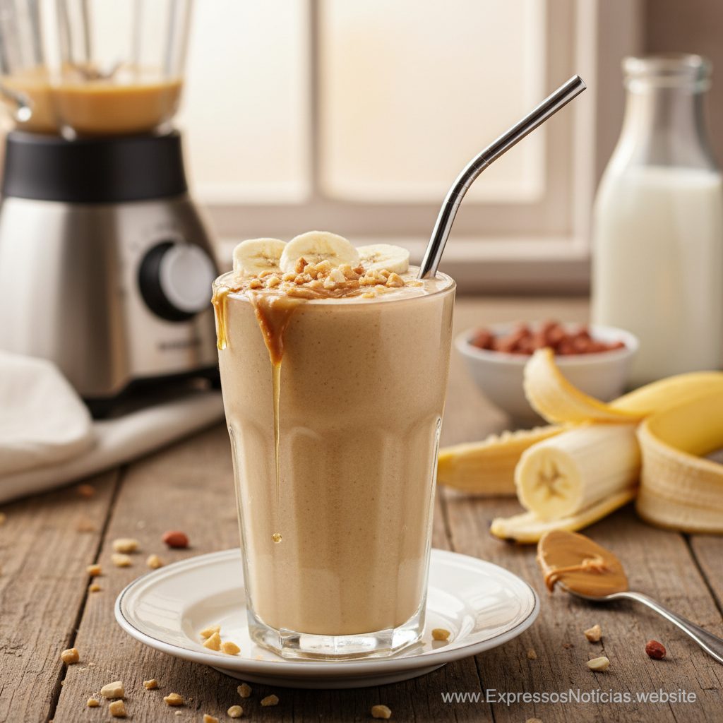 Batida de Amendoim Cremosa