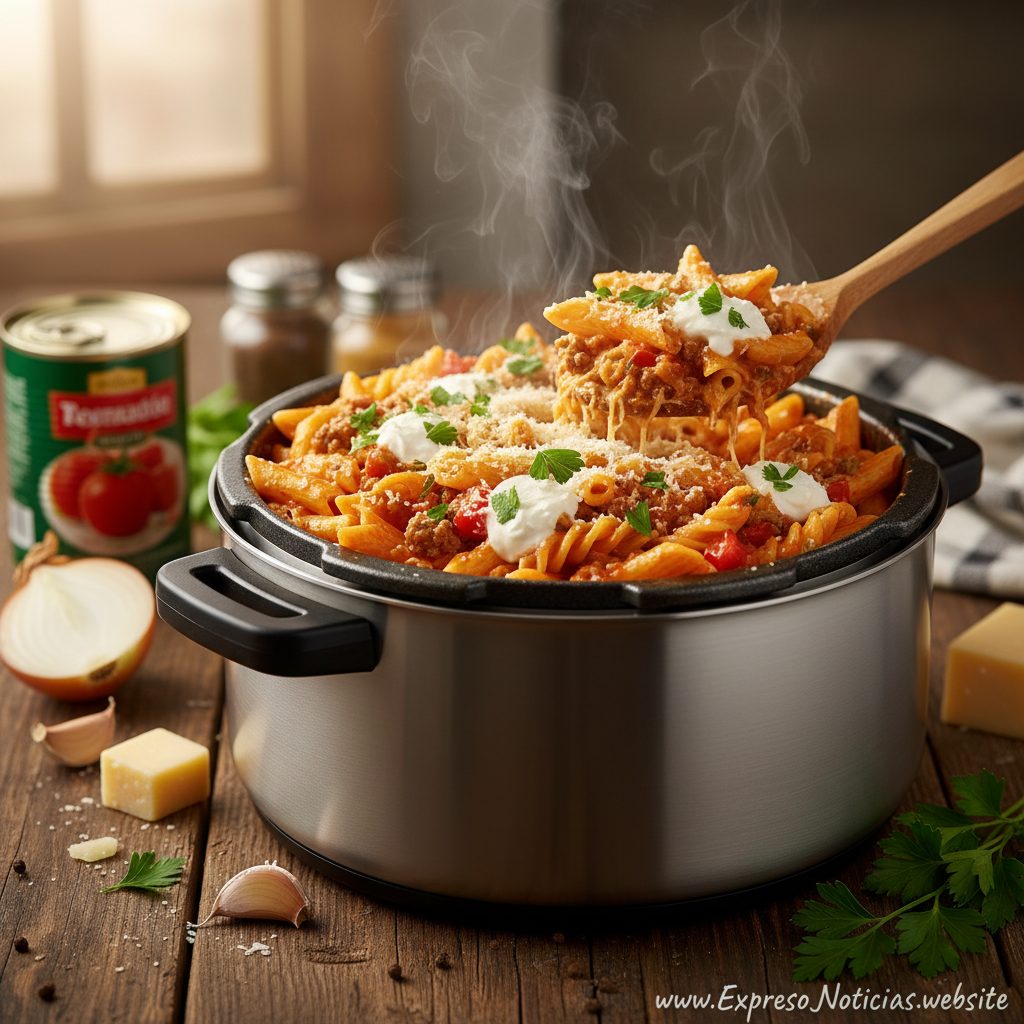 Macarrão Cremoso de Panela de Pressão