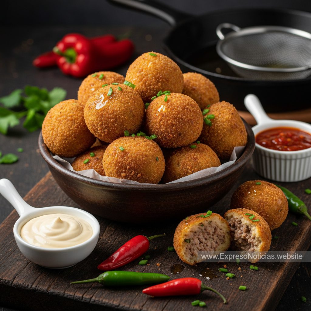 Receita de Bolinho de Carne da Comadre