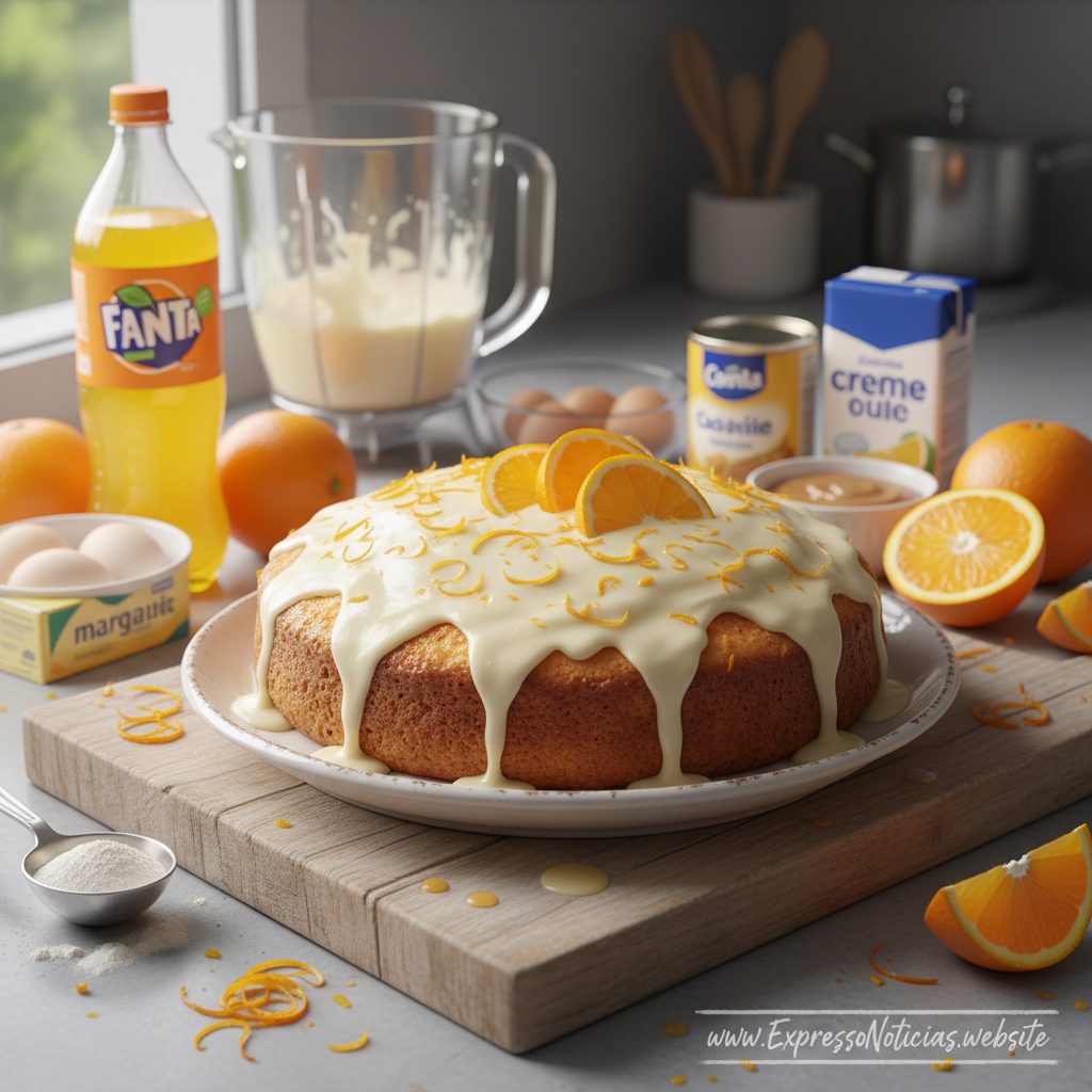 Receita Fácil de Bolo de Fanta Cremoso