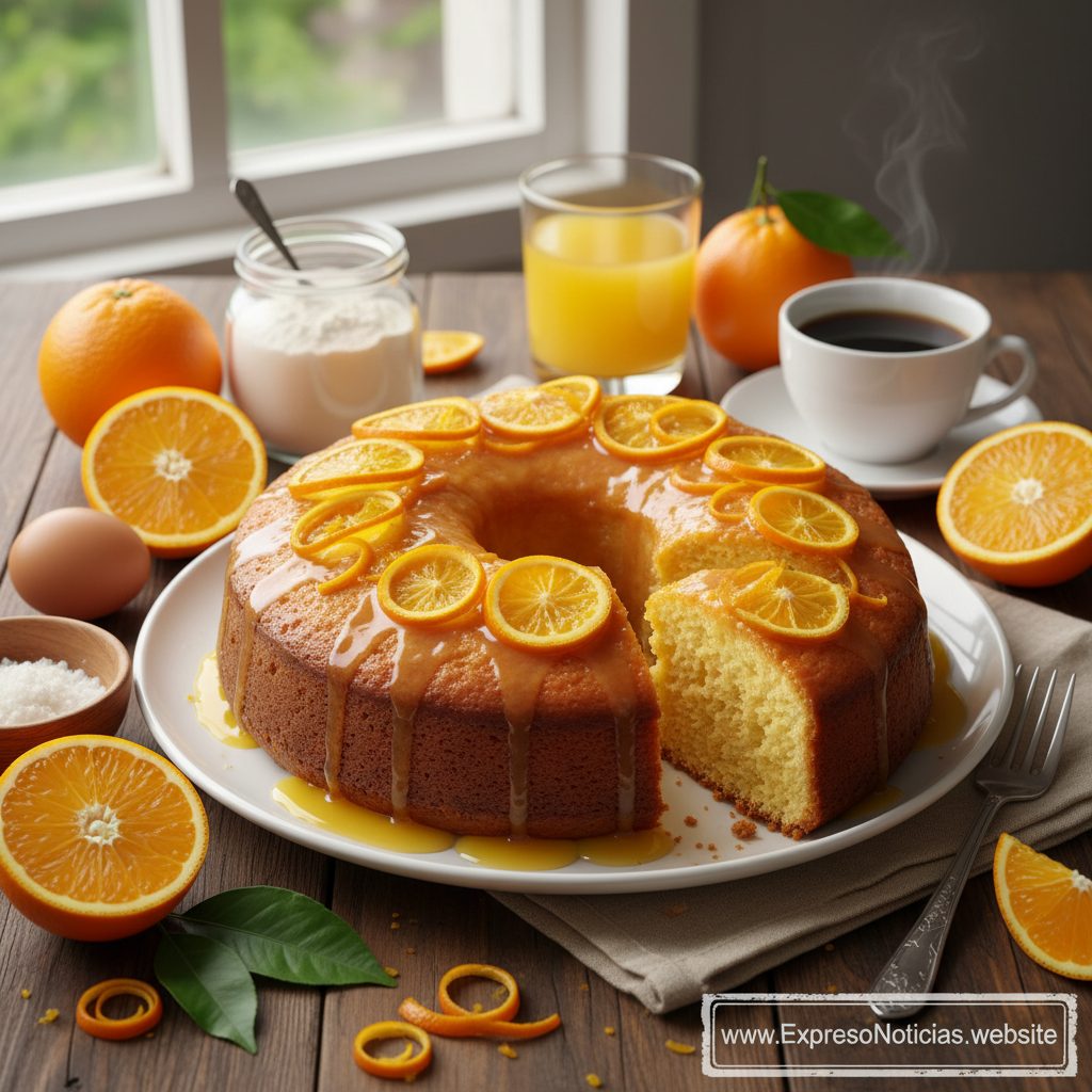 Bolo de Laranja Fofinho e Molhadinho