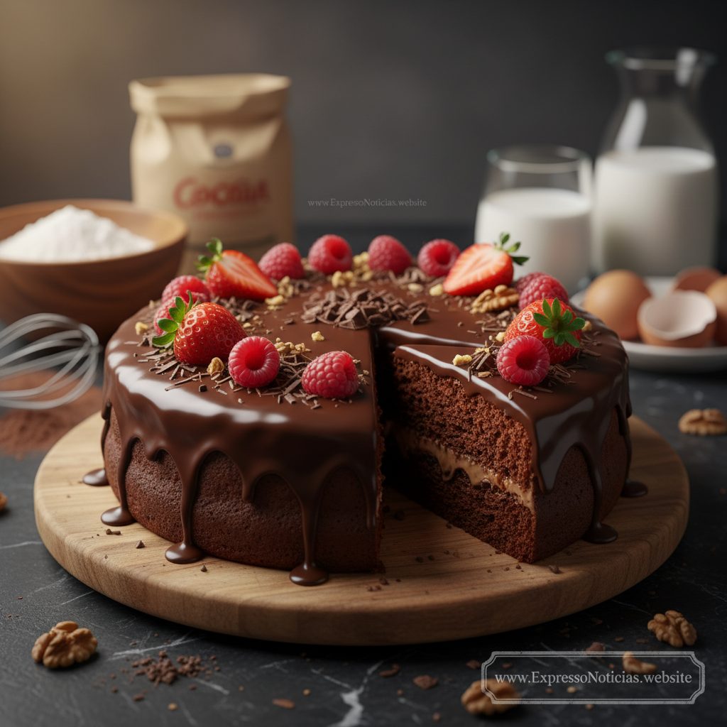 Bolo de Chocolate Fácil e Rápido