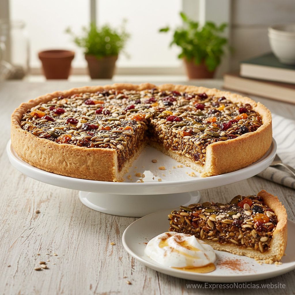 Torta de Sementes Crocantes