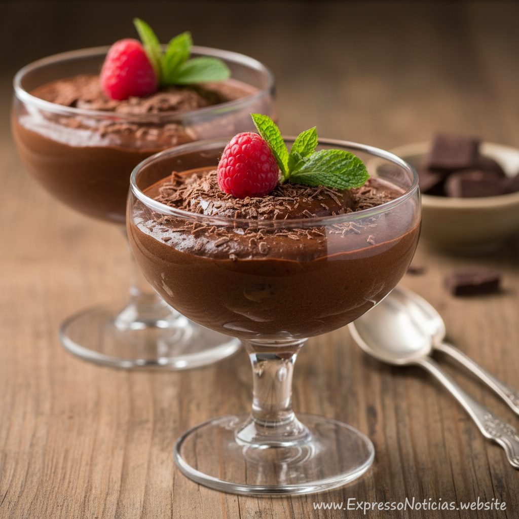 Mousse Fácil de Chocolate Cremoso