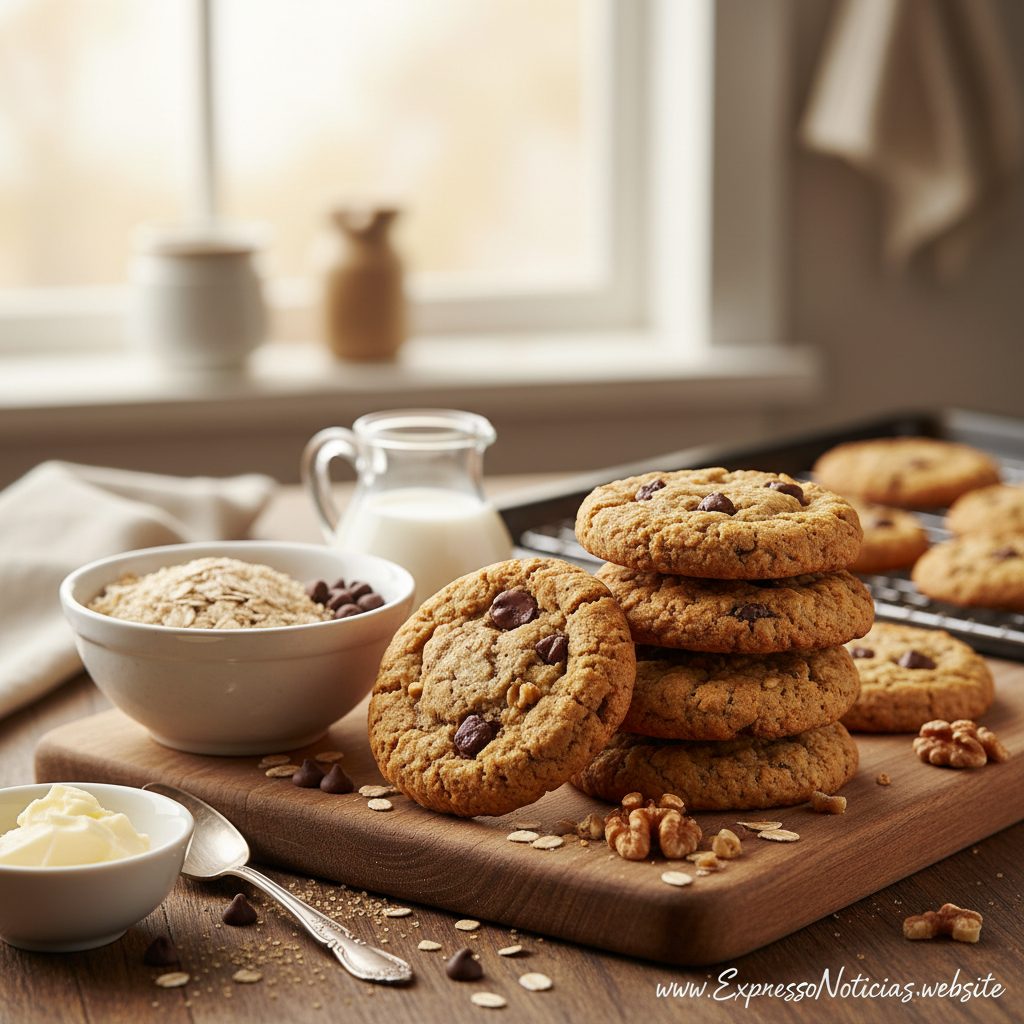 Cookie de Aveia Caseiro Fácil e Delicioso