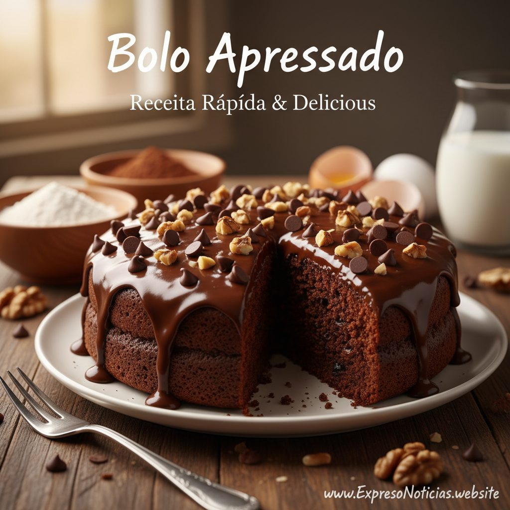 Bolo Apressado: Receita Fácil e Rápida