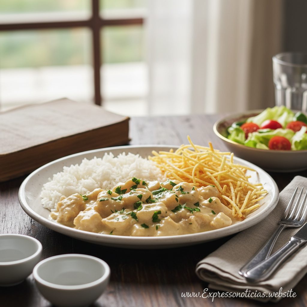 Estrogonofe de Bacalhau Cremoso