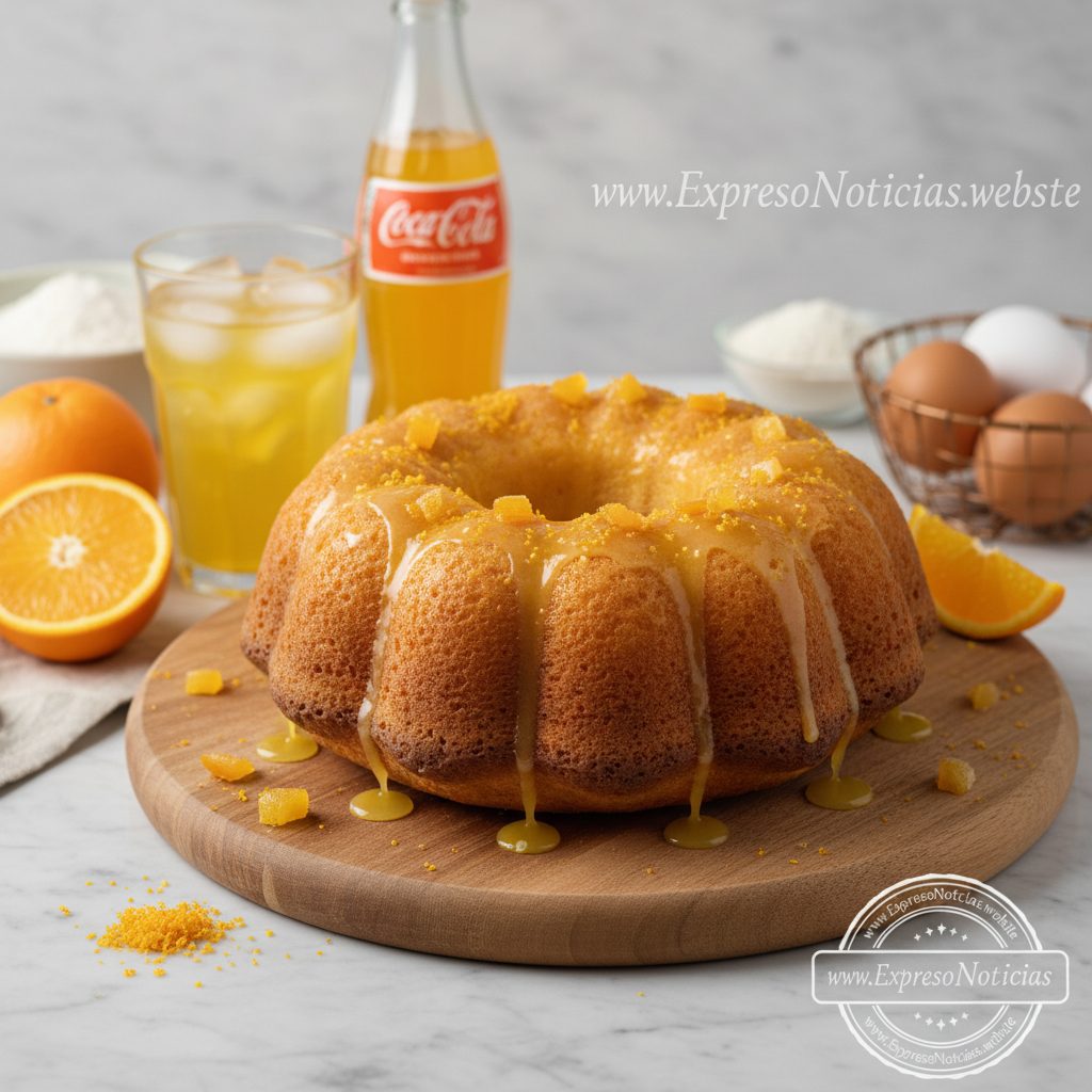 Bolo de Refrigerante de Laranja Super Fofo