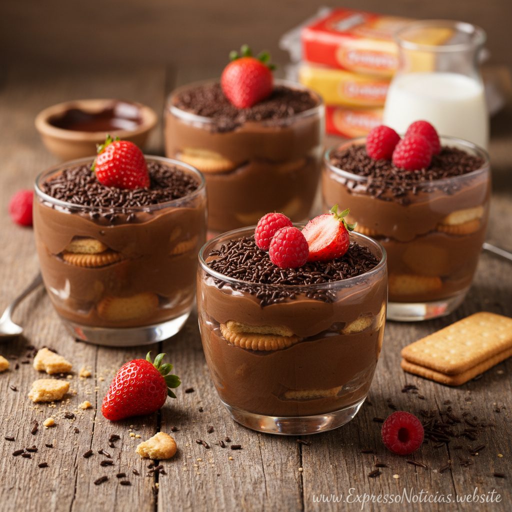 Taça de Brigadeiro Cremosa