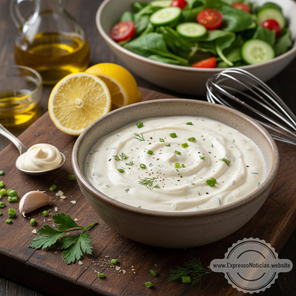 Molho Branco Cremoso para Saladas