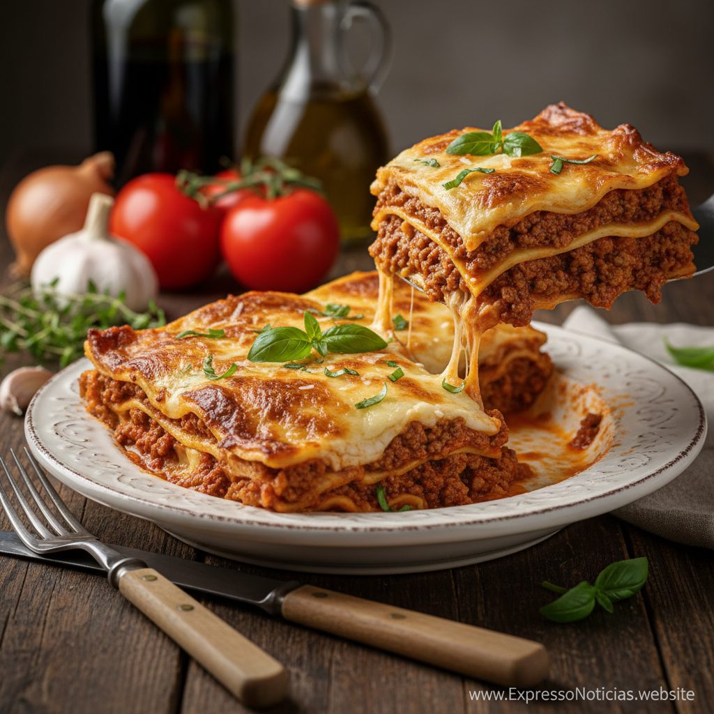 Lasanha de Carne Moída Tradicional